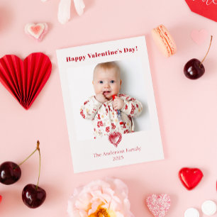Valentinstag Foto Vintage Herzkarte