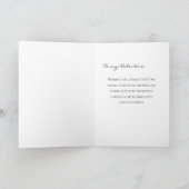 Valentinstag-Fotocollage Andenken Karte (Innenseite)