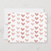 Valentinstag Fotokarte Einladung (Rückseite)