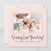 Valentinstag Fotokarte Feiertagskarte (Vorderseite)