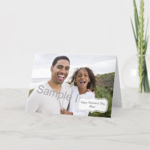 Valentinstag Fotokarte Feiertagskarte