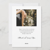 Valentinstag-Fotokarte "Forever Valentines" Feiertagskarte (Rückseite)