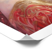 Valentinstag Frau Art Deco Crown Print Poster (Ecke)