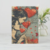 Valentinstag Frauen LGBTQ Feiertagskarte (Stehend Vorderseite)