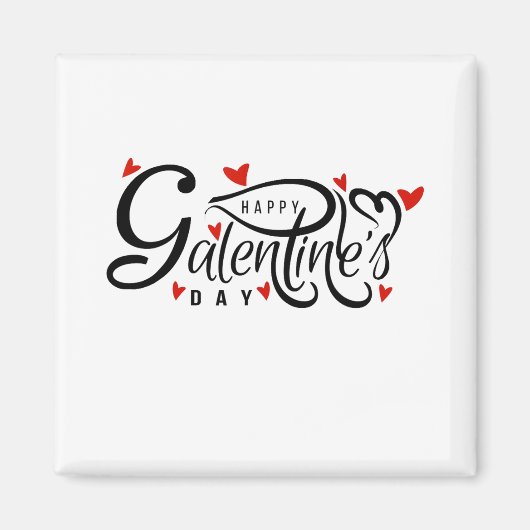 Valentinstag Frauentag Freundschaft Magnet (Vorne)