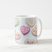 Valentinstag Freunde hören Cookies Kaffeetasse (VorderseiteRechts)