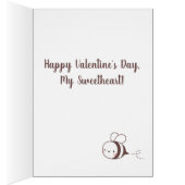 Valentinstag freut sich, mit Ihrer Grußkarte zu se (Innen (Rechts))