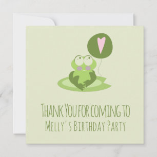 Valentinstag Frosch Geburtstag Dankeschön Dankeskarte