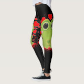 Valentinstag-Frosch Leggings (Links)