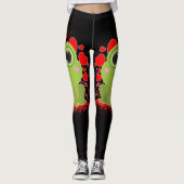 Valentinstag-Frosch Leggings (Vorderseite)