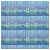 Valentinstag Frosch liebt Stoff (Muster)