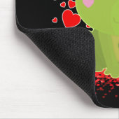 Valentinstag-Frosch Mousepad (Ecke)