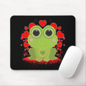 Valentinstag-Frosch Mousepad (Mit Mouse)