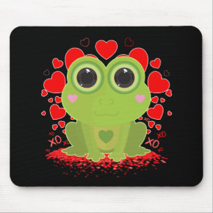 Valentinstag-Frosch Mousepad
