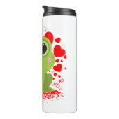 Valentinstag-Frosch Thermosbecher (Nach rechts gedreht)