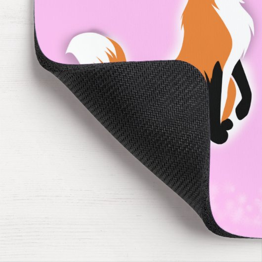 Valentinstag Füchse Mousepad (Ecke)