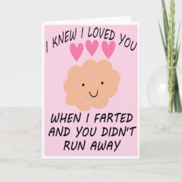 Valentinstag Funny Cards I Liebe Sie Furz Spaß Feiertagskarte