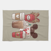 Valentinstag Funny Latte Coffee Lover Geschirrtuch (Horizontal)