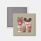 Valentinstag Funny Latte Coffee Lover Magnet (Vorderseite/Rückseite)