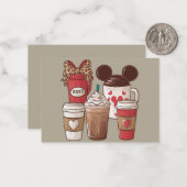 Valentinstag Funny Latte Coffee Lover Mitteilungskarte (Vorderseite/Rückseite Beispiel)