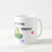 Valentinstag Funny Liebe Kiss Frog Kaffeetasse (VorderseiteRechts)