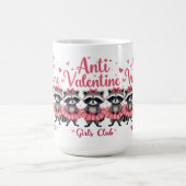 Valentinstag Funny Raccoon Niedlich Kawaii Kaffeetasse (Mittel)