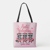 Valentinstag Funny Raccoon Niedlich Kawaii Tasche (Rückseite)