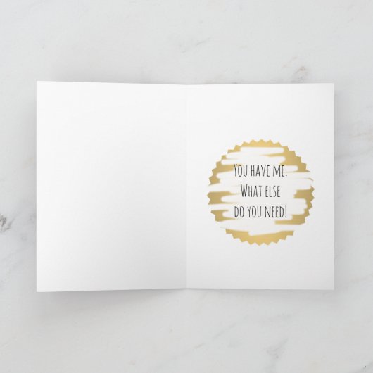 Valentinstag Funny Scratch zum Geschenk Karte (Innenseite)