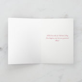 Valentinstag für einen herrlichen Couchwein Karte (Innenseite)