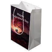 Valentinstag für Erwachsene 3 Mittlere Geschenktüte (Rückseite Schrägansicht)