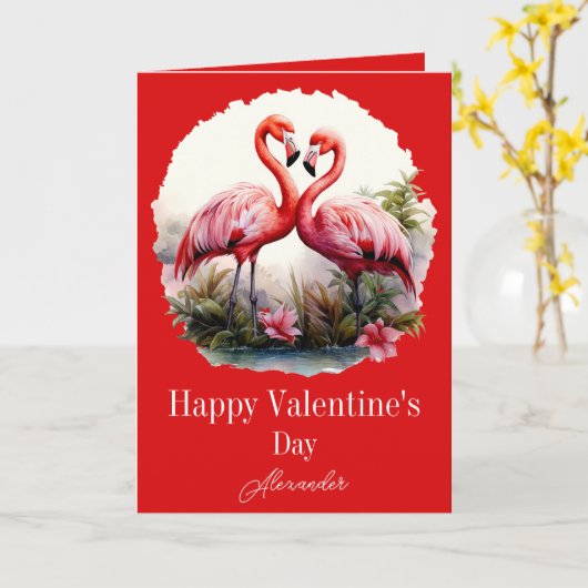 Valentinstag für ihn karte (Gelbe Blume)