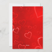 Valentinstag für Lehrkräfte Feiertagskarte (Rückseite)