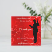 Valentinstag für Lehrkräfte Karte (Stehend Vorderseite)