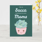 Valentinstag für meine Mamas mit Kawaii Succulent Karte (Gelbe Blume)