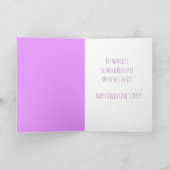 Valentinstag für süße Blume im Herzen Karte (Innenseite)