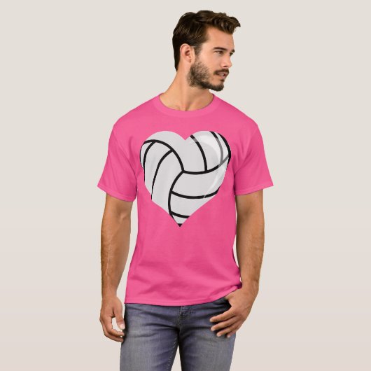 Valentinstag für Volleyballfans T-Shirt (Vorne ganz)
