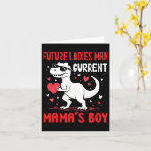 Valentinstag Future Ladys Man Current Mamas Boy Karte (Gelbe Blume)