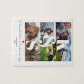 Valentinstag Gaben Couple Personalisiertes Foto Puzzle (Horizontal)