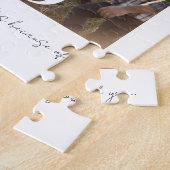 Valentinstag Gaben Couple Personalisiertes Foto Puzzle (Seite)