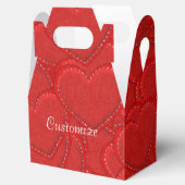 Valentinstag-Gable-Favor-Box Geschenkschachtel (Geöffnet)