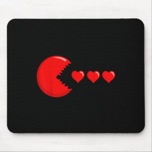 Valentinstag Gamer Eating Men Boys Kinder Y Mousepad