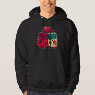 Valentinstag-Gaming-Konsole für Gamer-Paare K Hoodie