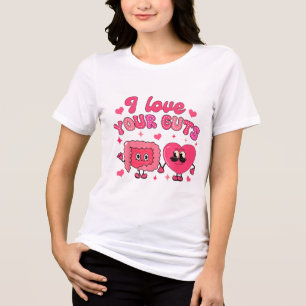 Valentinstag Gastro Endoskopie Krankenversorgung I Tri-Blend Shirt