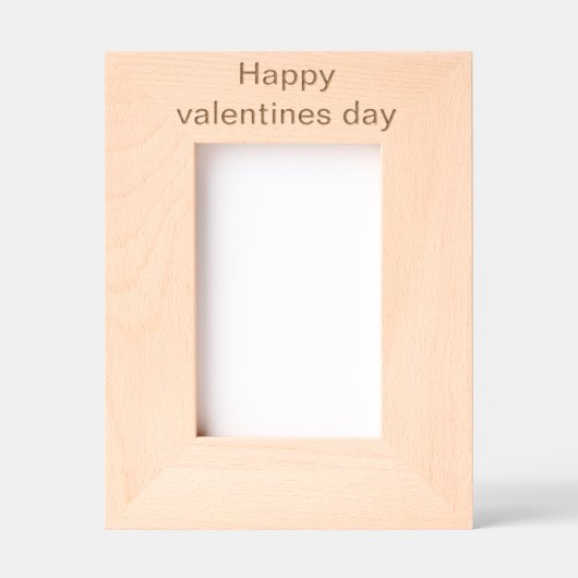 Valentinstag Geätzte Rahmen (Vorderseite)