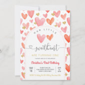 Valentinstag Geburtstag Einladung (Vorderseite)