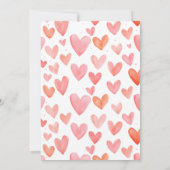 Valentinstag Geburtstag Einladung (Rückseite)