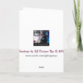 Valentinstag Geburtstagskarte Feiertagskarte (Rückseite)