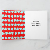 Valentinstag Geburtstagskarte Karte (Innenseite)