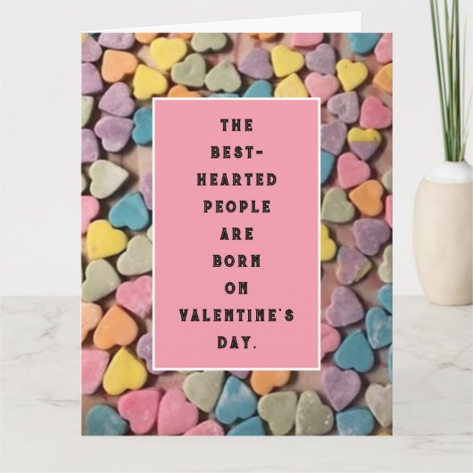 Valentinstag Geburtstagskarte Karte (Vorderseite)