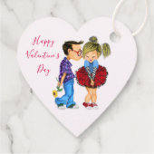 Valentinstag Gefallen Tags Romantische Liebe Geschenkanhänger (Rückseite)